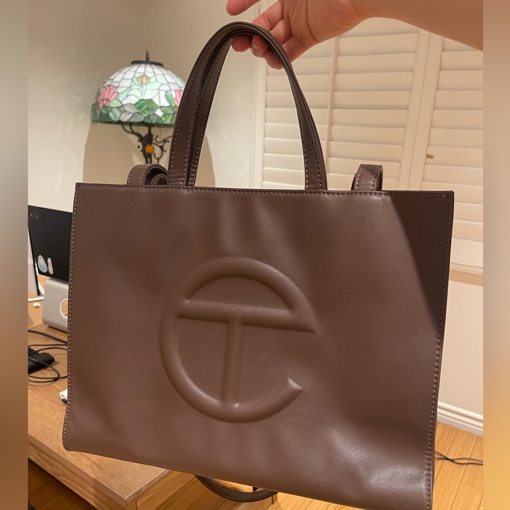 Telfar Shopping Bag Medium Chocolate